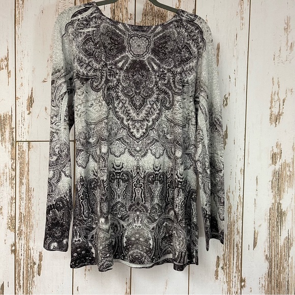 World Unity, Long Sleeve Printed Blouse. Size XL. In excellent condition! - Picture 3 of 8